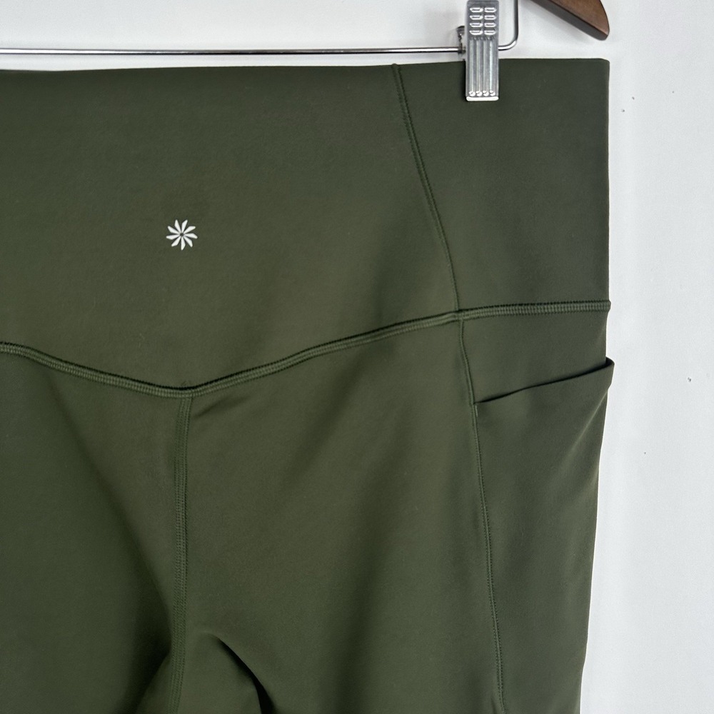 NWT Athleta Salutation Stash 7/8 Tight 2X 20W 22W Aspen Olive Pockets Breathable - Picture 8 of 11